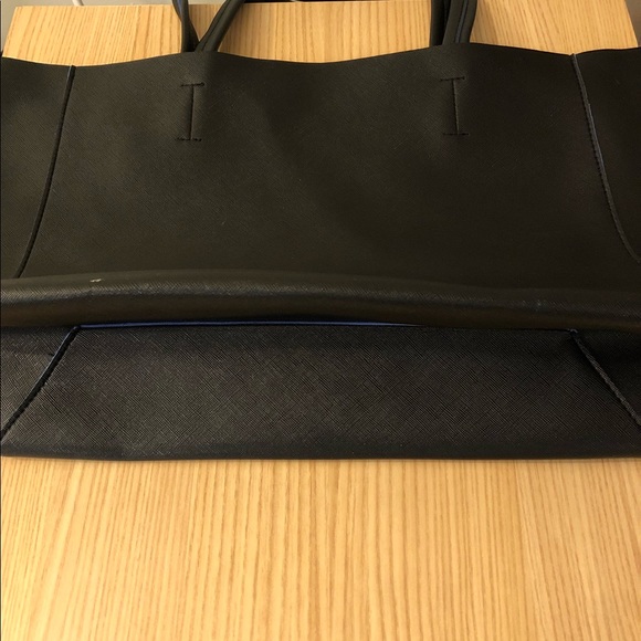 Shoppers Bag 👜 Black with Blue - Picture 5 of 7